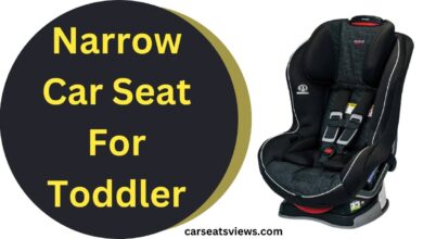 narrow car seat for toddler