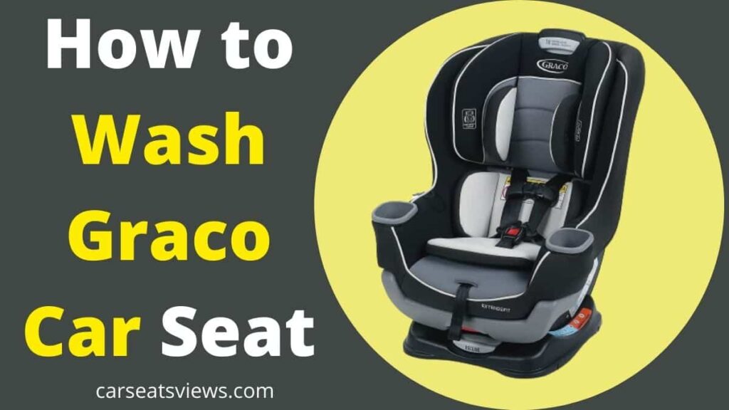 how to wash graco car seat